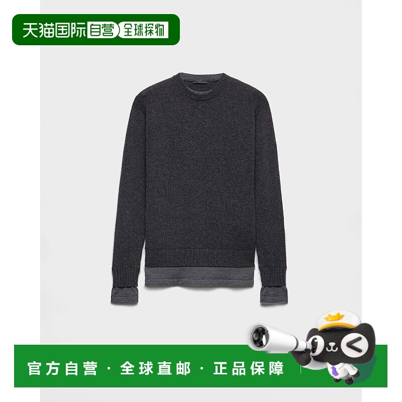 欧洲直邮PRADA (2025新品) 羊绒圆领毛衣