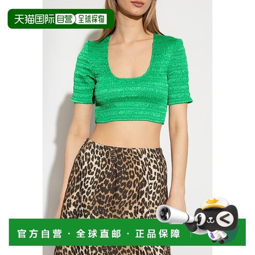 香港直邮Ganni 短袖T恤 F7862