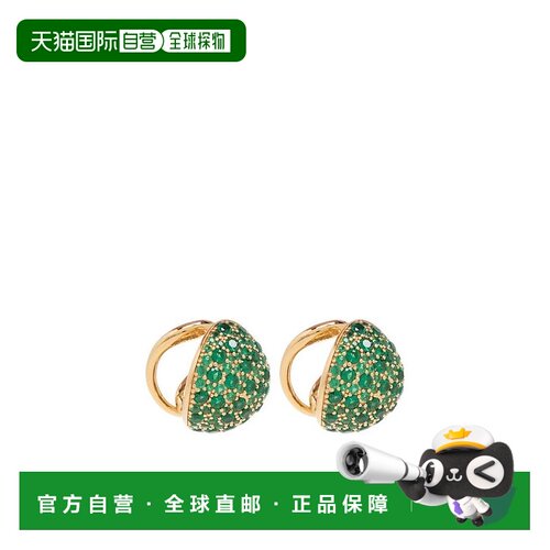 香港直邮Bottega Veneta 拼色徽标耳环 707803VX821
