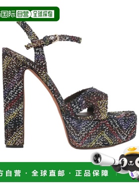 香港直邮Missoni 圆头高跟凉鞋 MWF092