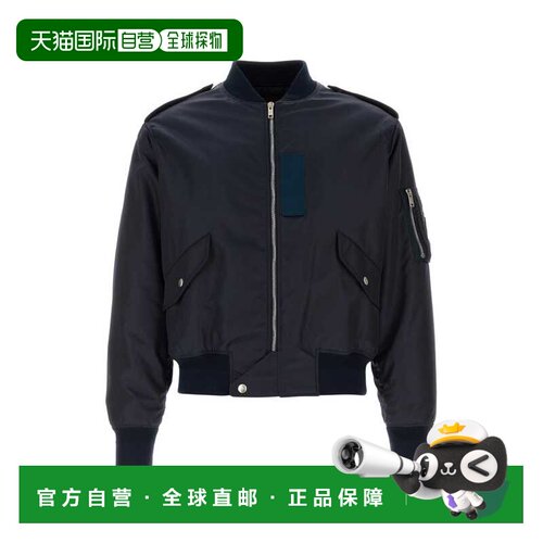 1h可退 香港直邮GIVENCHY 男士夹克 BM01AZ14JD410 CO 蓝色 Bombe