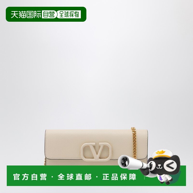 1h可退 香港直邮valentino 华伦天奴 女士 Vlogo 浅皮革链条钱包(,箱包皮具/热销女包/男包,钱包,淘宝优惠券,粉丝福利购,淘宝优惠卷