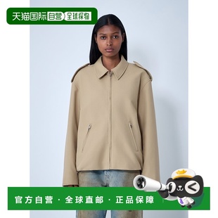 1h可退 香港直邮Acne Studios 艾克妮 女士 棉质缎面夹克 A90655