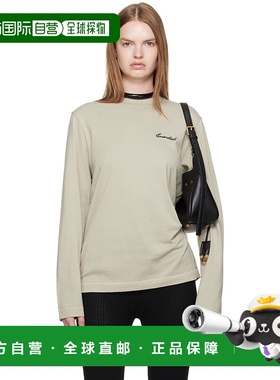 1h可退 香港直邮Essentials 女士 灰褐色 Classic Fit 长袖 T 恤