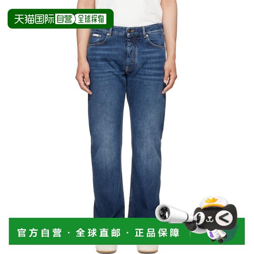 1h可退 香港直邮Givenchy 纪梵希 男士 蓝色 Fringed Vintage 牛