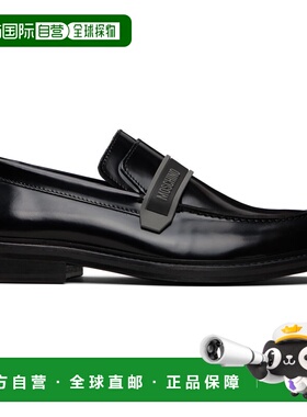 1h可退 香港直邮Moschino 莫斯奇诺 男士 黑色 Rubber College 乐