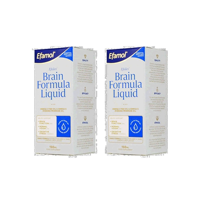 欧洲直邮英国药房Efamol健脑口服液150ML健脑保护视力改善心情*2