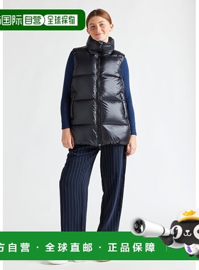 自营欧洲直邮Pyrenex Tamara 黑色女士无袖羽绒服