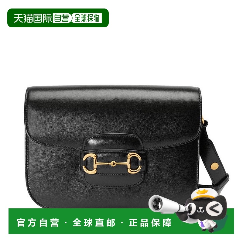 自营GUCCI/古驰 Gucci 1955马衔扣小号小牛皮翻盖邮差包斜跨单肩