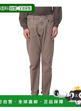 香港直邮Brunello Cucinelli 腰带环牛仔裤 M277UO1090直筒裤