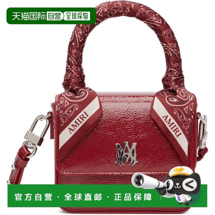 1h可退 香港直邮AMIRI 女士 红色 Micro MA 手提包 AWHABA1048