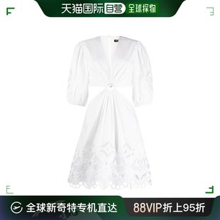 女士 V领镂空连衣裙 香港直邮Liu CA4142T3812