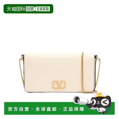 【99新未使用】香港直邮Valentino VLogo标识翻盖单肩包 WP0Y63SN