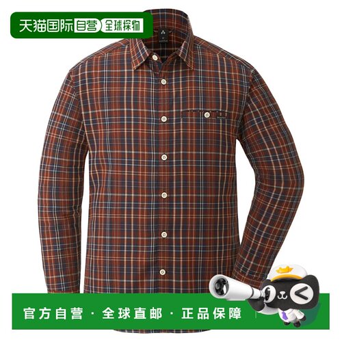 香港直邮mont-bell 男士衬衫 1114280NV1 CO 棕色 Wickron Light