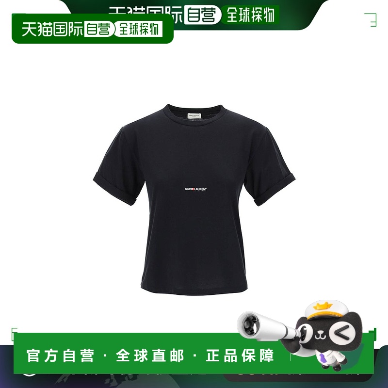 1h可退 欧洲直邮SAINT LAURENT 女士T恤460876YB2DQ1000