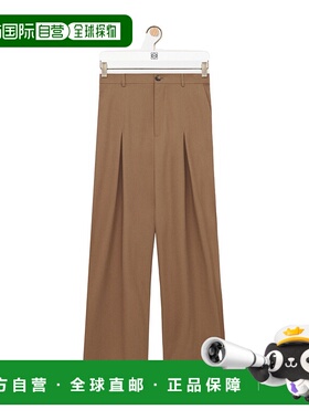 香港直邮Loewe 腰带环休闲裤 H526Y04WHX罗意威工装裤直筒裤