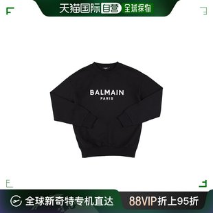 男童 Logo印花圆领卫衣童装 巴尔曼 香港直邮Balmain