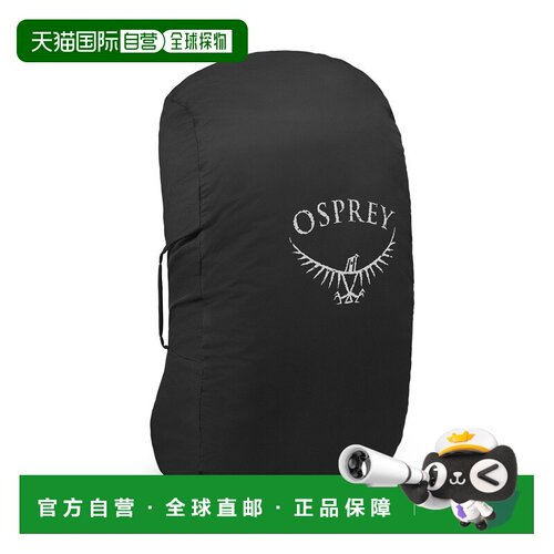 自营欧洲直邮Osprey小鹰 AirCover™ Large男女通用黑色尼龙背包