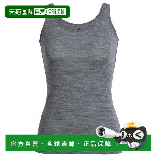 欧洲直邮ICEBREAKER 女士背心吊带 1150455GRITST【付后1h可退】