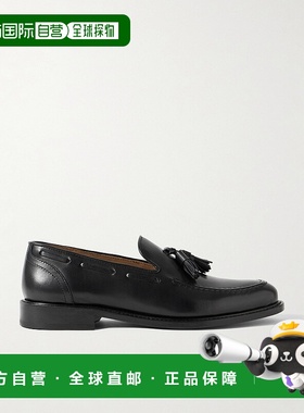 香港直邮Mr P. 男士 Olie 流苏皮质乐福鞋 MPF251015BLACK