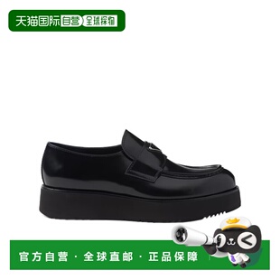 香港直邮Prada 徽标细节乐福鞋 2DG147055FX022男鞋普拉达厚底