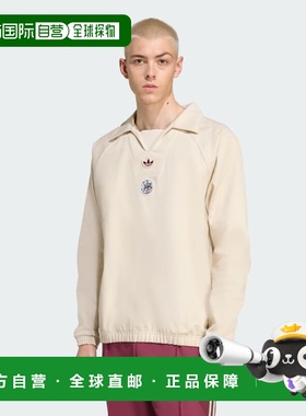 自营欧洲直邮ADIDAS阿迪达斯 Ajax Amsterdam Terrace图标长袖上