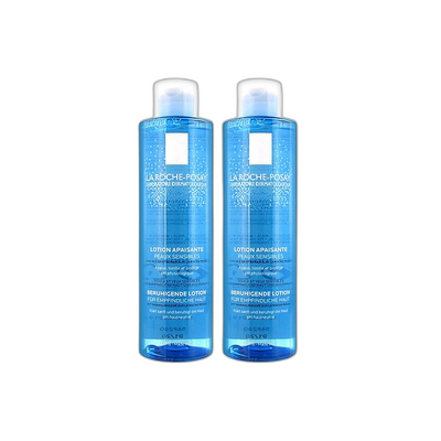 欧洲直邮la roche posay理肤泉均衡清润爽肤水200ml*2瓶正品