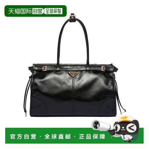 香港直邮Prada 正面徽标大号手提包 1BA4332CYRVOOO