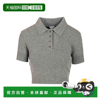 香港直邮LOEWE 女士连衣裙 S540Y55K261121 AW2025 灰色 短袖羊毛