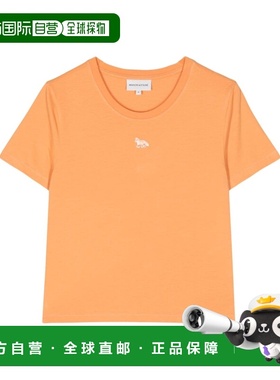 1h可退 香港直邮MAISON KITSUNE 女士 Baby Fox Patch 短袖T恤 MW