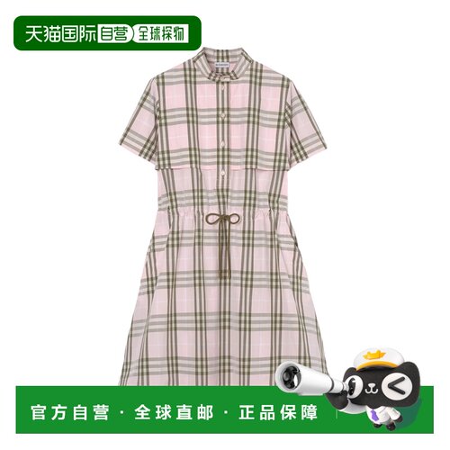 欧洲直邮Burberry Women Isotta Dress Mallow Pink