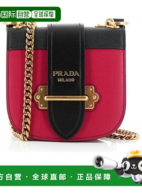 香港直邮PRADA 女士单肩包 1BH0562BB0F0C9F SS2021 红色 logo单W