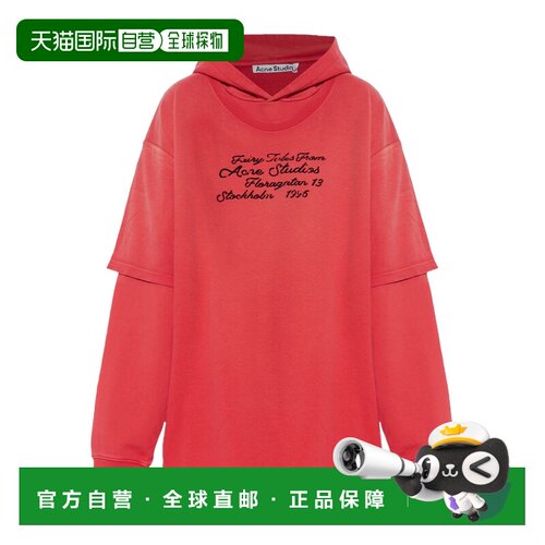 1h可退 香港直邮ACNE STUDIOS 女士针织衫 AI0177AZT AW2025 红色
