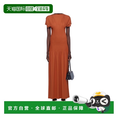 1h可退 香港直邮TOTEME 女士连衣裙 253WRD0202FB0162TERRACOTTA