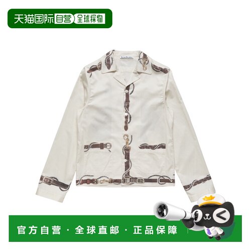 1h可退 Acne Studios 马匹印花衬衫 BB0707外套