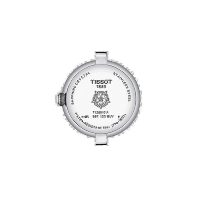 自营欧洲直邮TISSOT/天梭 BELLISSIMA系列 女士白色表盘石英机芯2