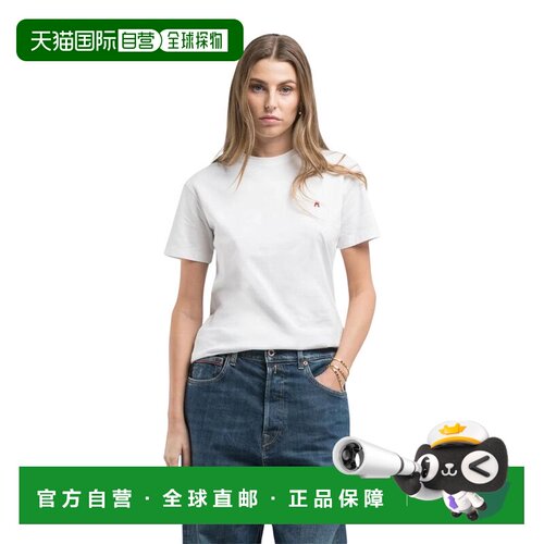 欧洲直邮REPLAY 女士T恤 W3566B0002660011 SS2026 白色 REGULAR