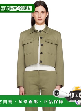 1h可退 香港直邮ANINE BING 女士 绿色 Dayton 夹克 A0111150AYG3