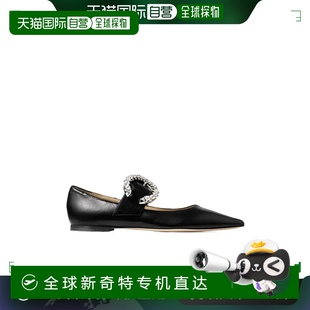 水晶搭扣平底鞋 香港直郵JIMMY CHOO 24SS Women尖頭