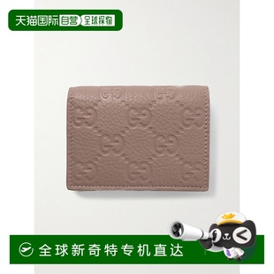 香港直邮Gucci 女士 1h可退 古驰 815901AAEEM Emblem迷你钱包