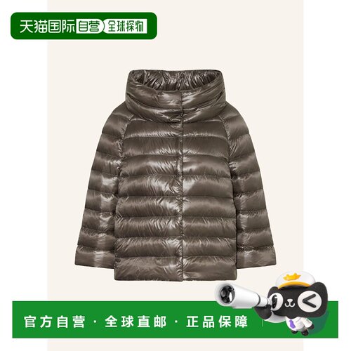 1h可退 欧洲直邮HERNO 女士夹克 100089381314001 CO 褐色 Down j