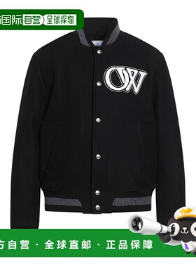 1h可退 香港直邮off-white 男士 夹克 black黑色 舒适时尚