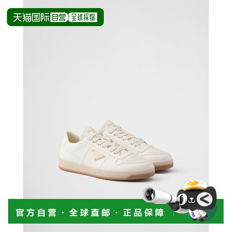 欧洲直邮PRADA（2025 年新品）Downtown 纳帕皮运动鞋板鞋