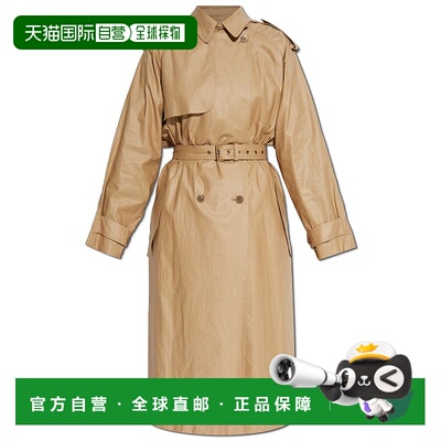 1h可退 香港直邮Isabel Marant 伊莎贝尔 玛兰 女士 长袖风衣 MA0