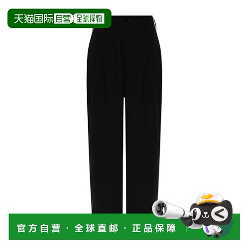 香港直邮Ami Paris 女士休闲裤 FTR909WV0211001 AW2026 黑色