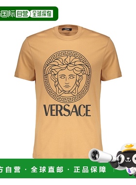 香港直邮Versace 圆领T恤范思哲男装短袖 10118611A16047