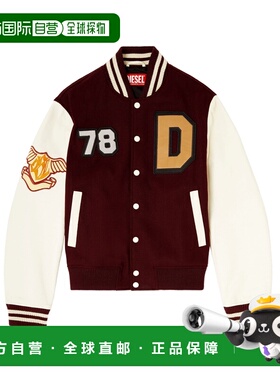 香港直邮26SS 拼接棒球夹克 Men