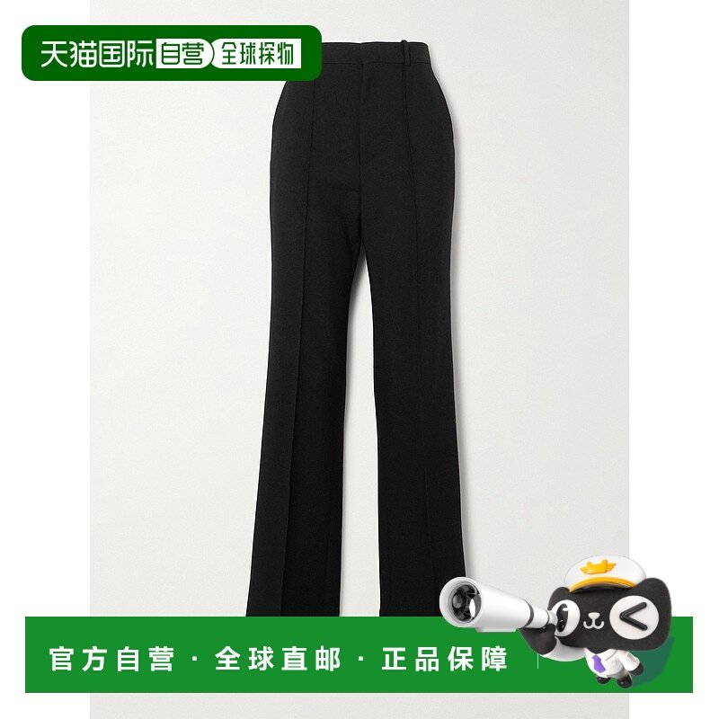 1h可退 香港直邮Chloe 蔻依 女士 羊毛斜纹布喇叭长裤 CHC24APA01