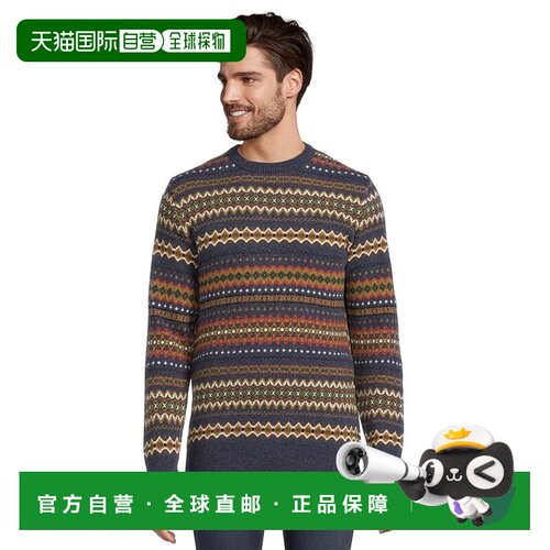 1h可退 美国直邮barbour 巴伯尔 男士 Case 'Fair Isle' 水手领毛