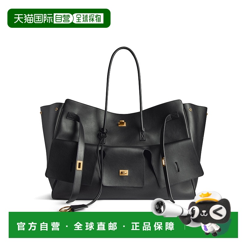 欧洲直邮BALENCIAGA (2025新品) Carry All Bel Air Xl 黑色包